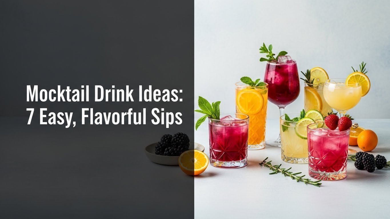 Mocktail Drink Ideas: 7 Easy, Flavorful Sips For 2026