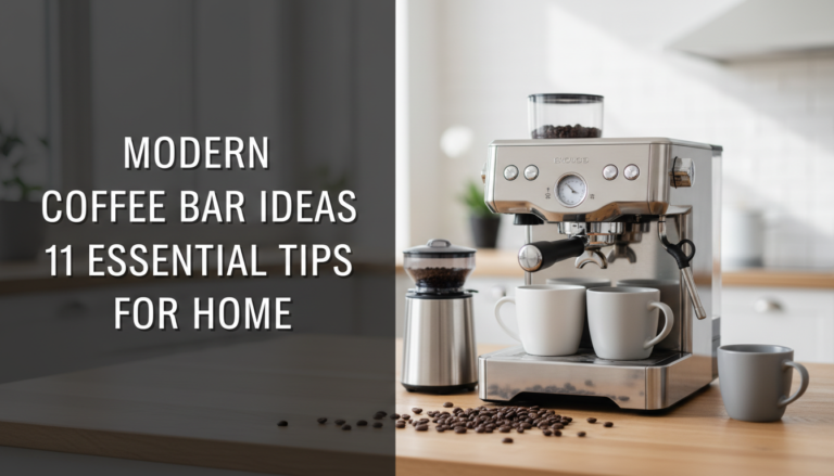 Modern Coffee Bar Ideas 11 Essential Tips for Home in [year]