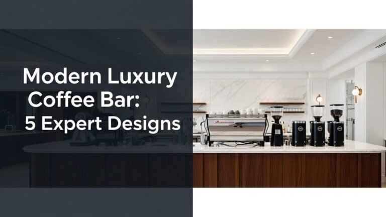 Modern Luxury Coffee Bar: 5 Expert Designs for [year]