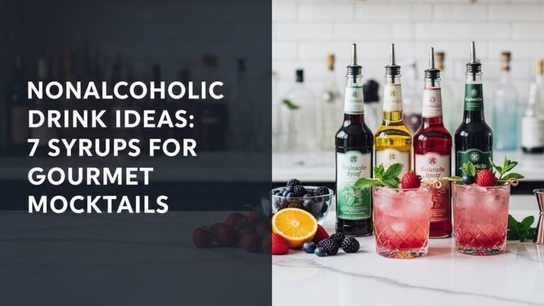 Nonalcoholic Drink Ideas: 7 Syrups for Gourmet Mocktails [year]