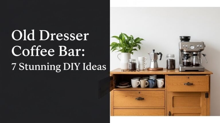 Old Dresser Coffee Bar: 7 Stunning DIY Ideas for [year]