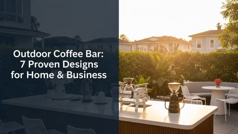 Outdoor Coffee Bar: 7 Proven Designs for Home & Business [year]