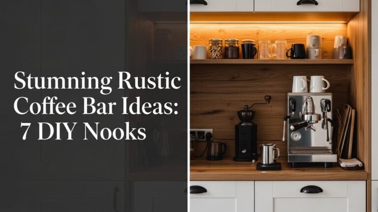 Stunning Rustic Coffee Bar Ideas: 7 DIY Nooks [year]