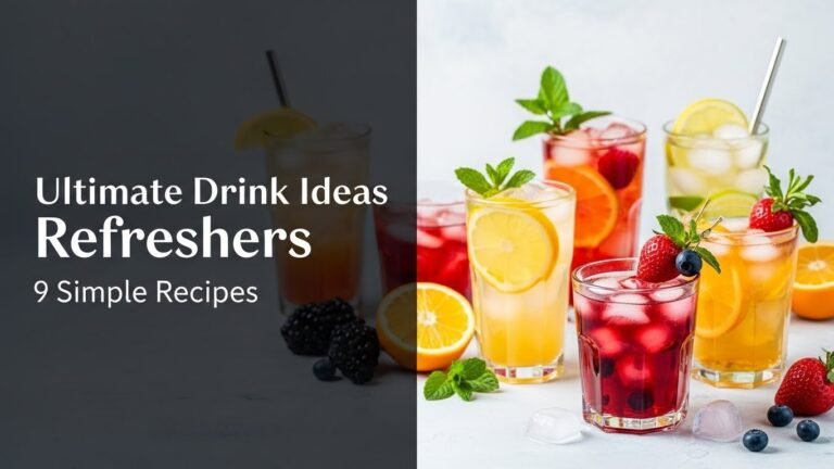 Ultimate Drink Ideas Refreshers 9 Simple Recipes for [year]
