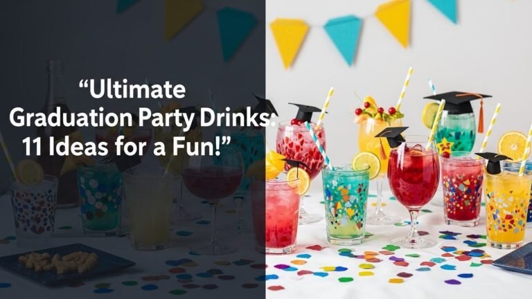 Ultimate Graduation Party Drinks: 11 Ideas for a Fun [year]!