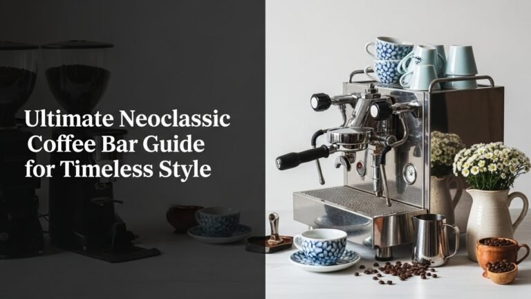 Ultimate Neoclassic Coffee Bar Guide for Timeless Style