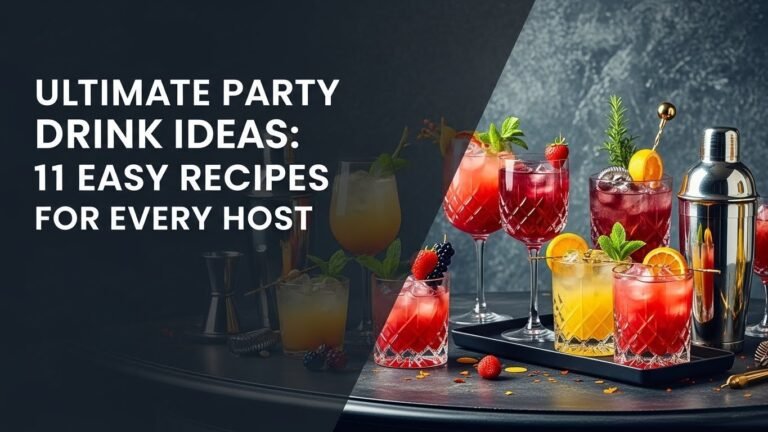 Ultimate Party Drink Ideas: 11 Easy Recipes for Every Host [year]