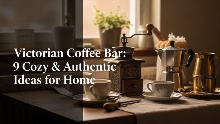 Victorian Coffee Bar: 9 Cozy & Authentic Ideas for Home [year]