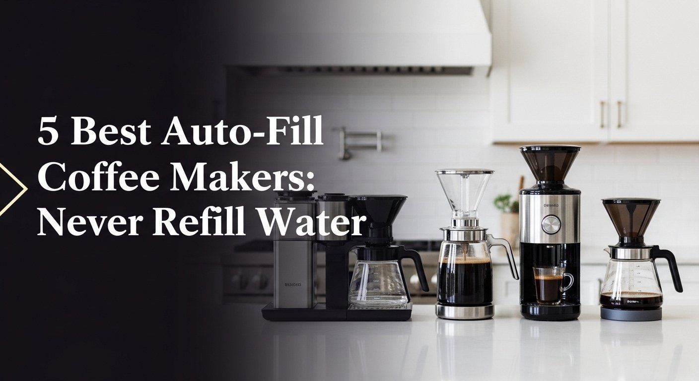 5 Best Auto-Fill Coffee Makers: Never Refill Water In 2026
