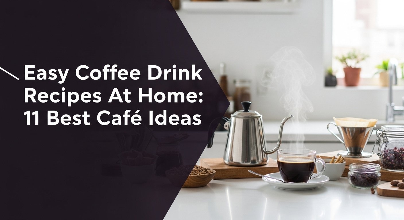 Easy Coffee Drink Recipes At Home: 11 Best Cafe Ideas 2026