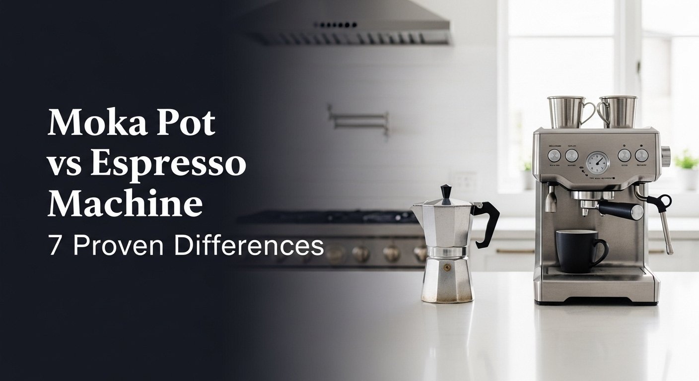 Moka Pot Vs Espresso Machine 7 Proven Differences For 2026