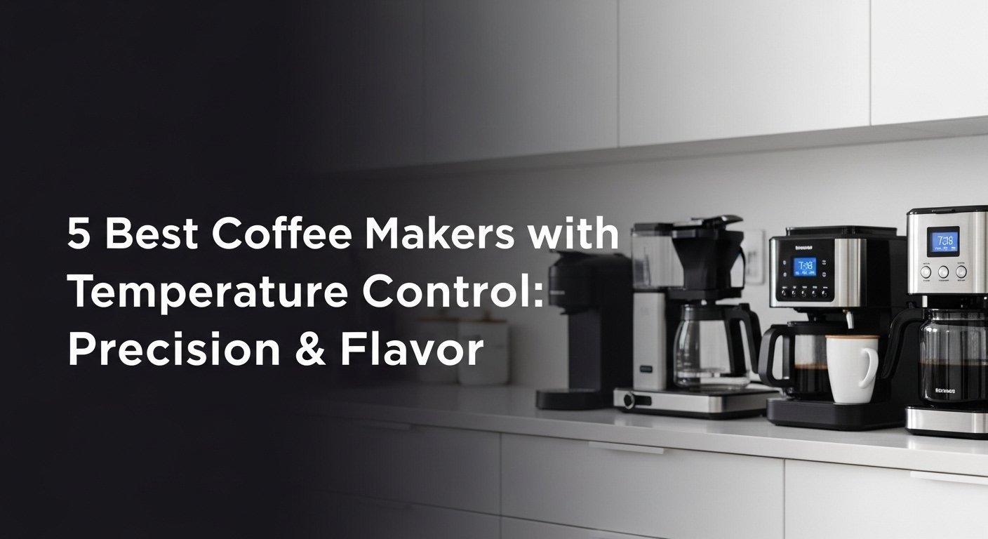 5 Best Coffee Makers With Temperature Control: Precision & Flavor