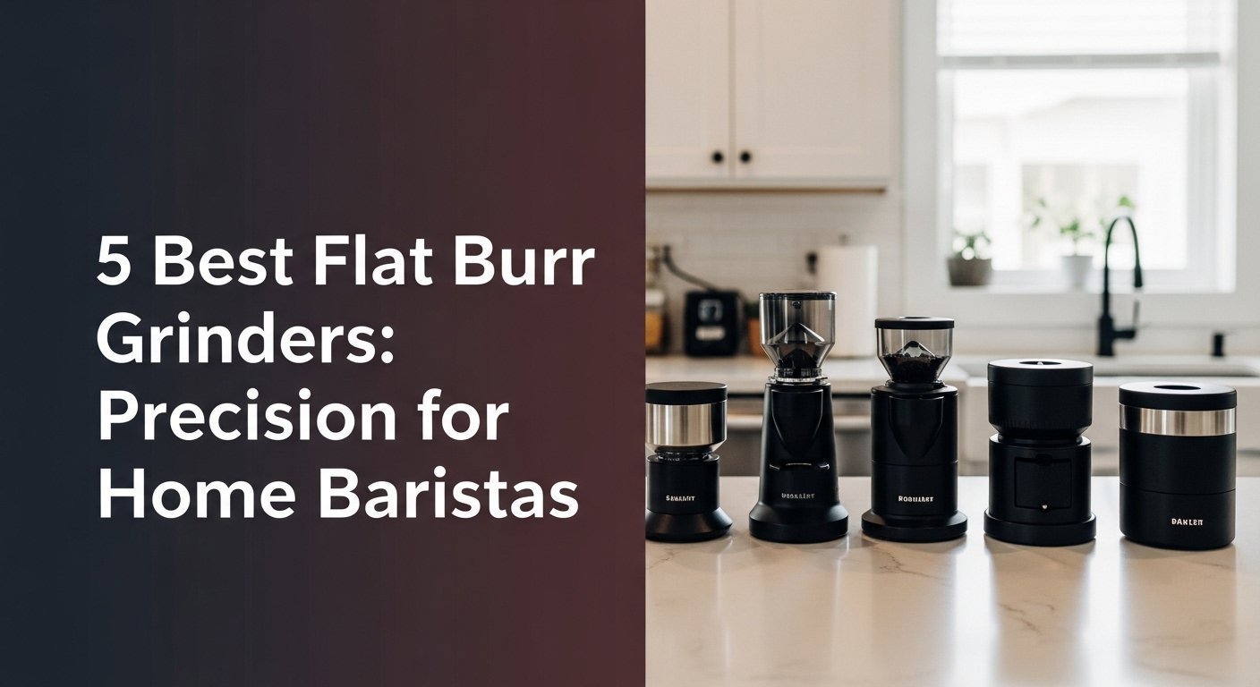 5 Best Flat Burr Grinders: Precision For Home Baristas
