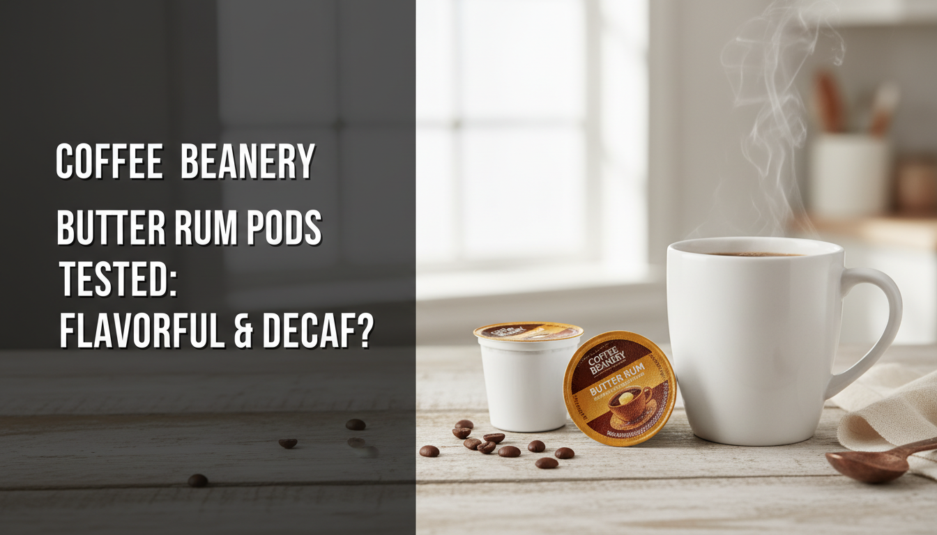 Coffee Beanery Butter Rum Pods Tested: Flavorful & Decaf?