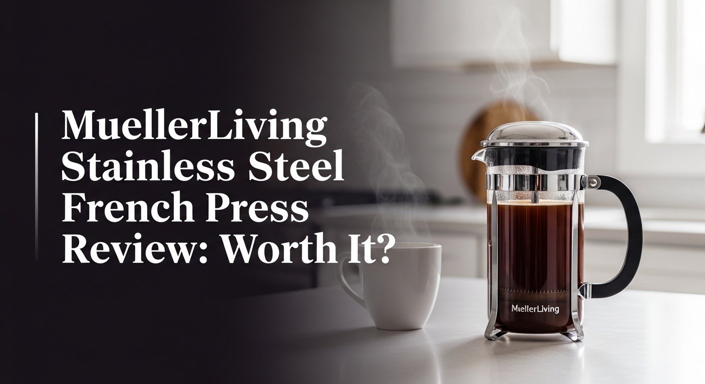 MuellerLiving Stainless Steel French Press Review: Worth It?
