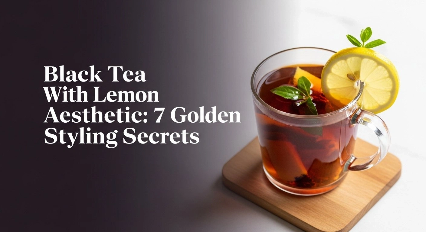 Black Tea With Lemon Aesthetic: 7 Golden Styling Secrets