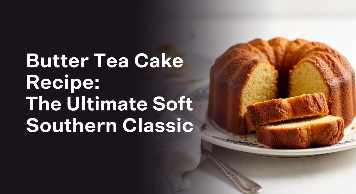 Butter Tea Cake Recipe: The Ultimate Soft Southern Classic