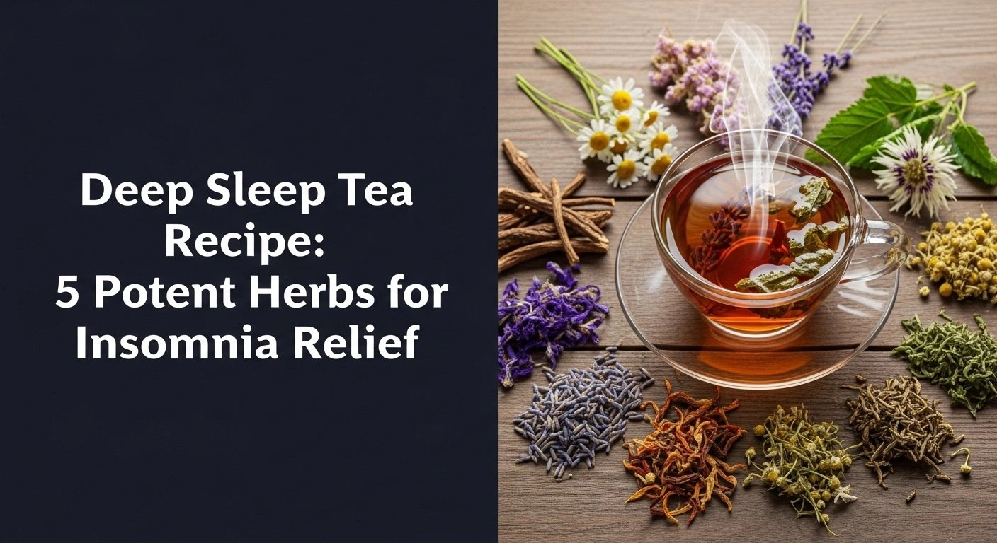 Sleep Tea Rituals Deep Sleep Tea Recipe: 5 Potent Herbs For Insomnia Relief