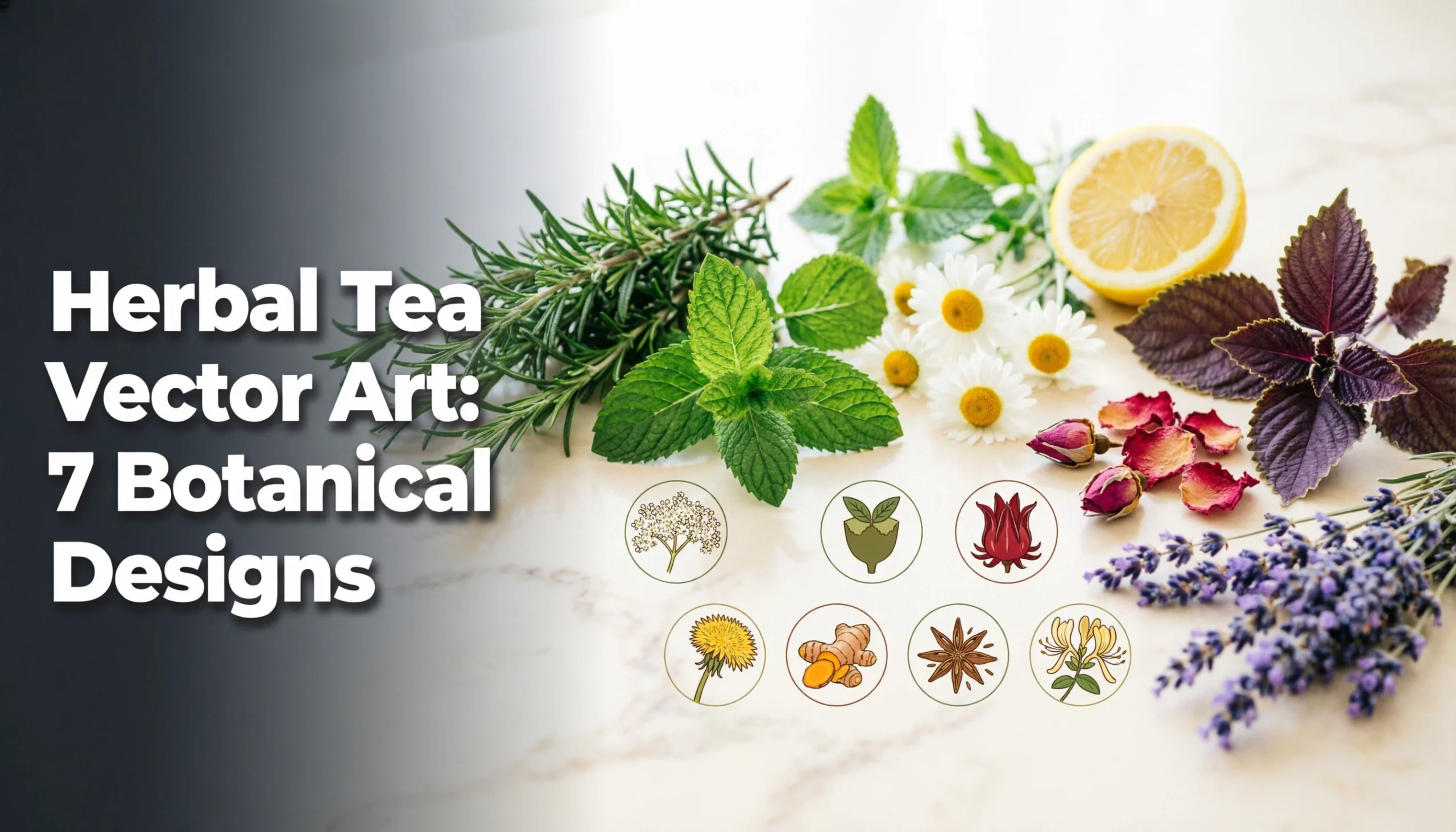 Herbal Tea Vector Art: 7 Botanical Designs For 2026