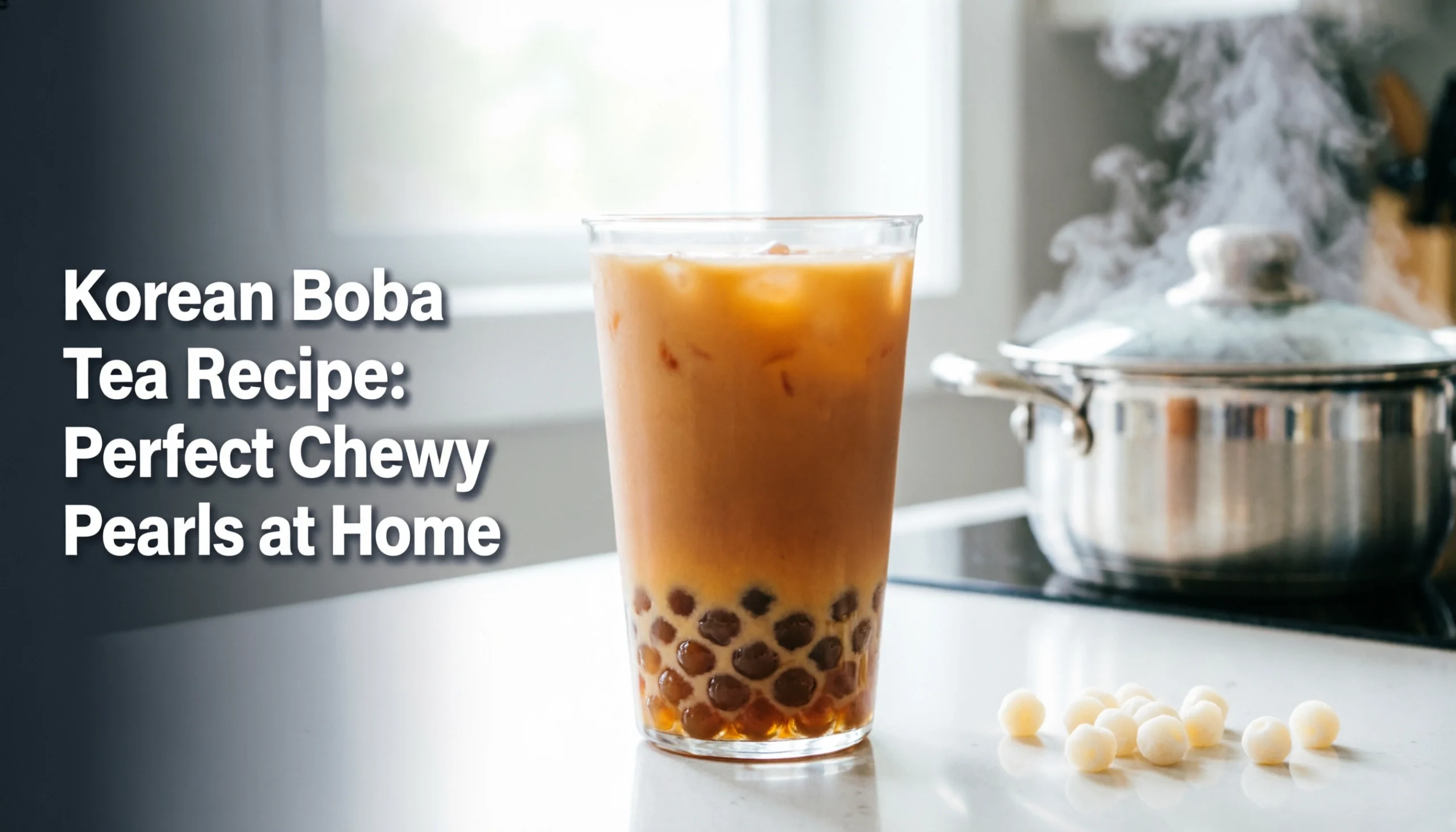Korean Boba Tea Recipe: Perfect Chewy Pearls At Home