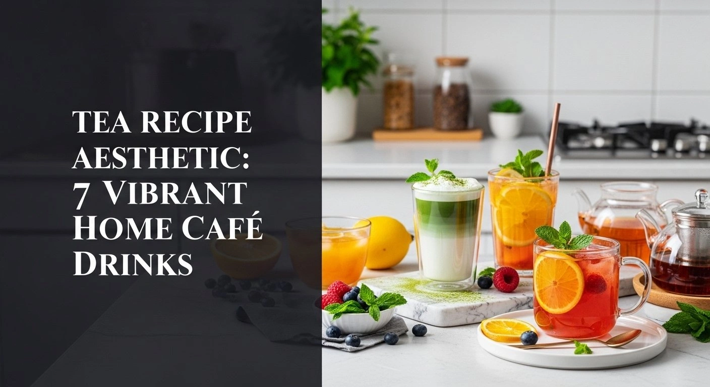 Tea Recipe Aesthetic: 7 Vibrant Home Cafe Drinks For 2026