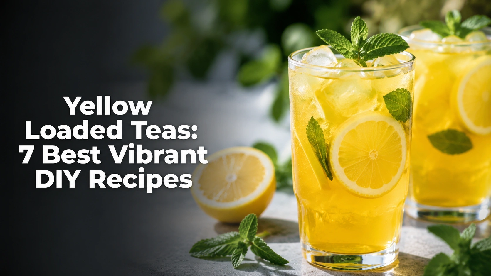 Yellow Loaded Teas: 7 Best Vibrant DIY Recipes For 2026