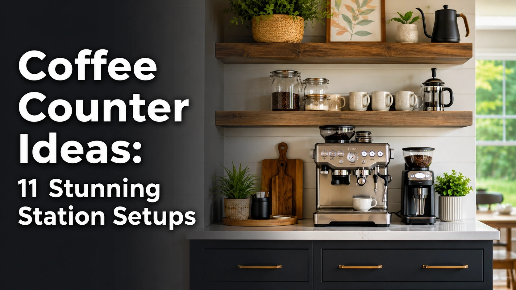 Coffee Counter Ideas: 11 Stunning Station Setups For 2026